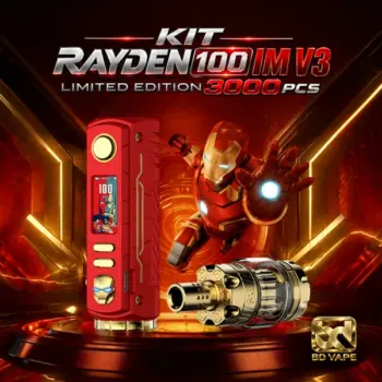 Φωτογραφία του προϊόντος BD Vape Rayden Kit 100 V3.0 IM Limited Edition 3000pcs.