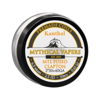 DIY Αντιστάσεις Mythical Vapers MTL Fused Clapton Kanthal A1 10pcs.