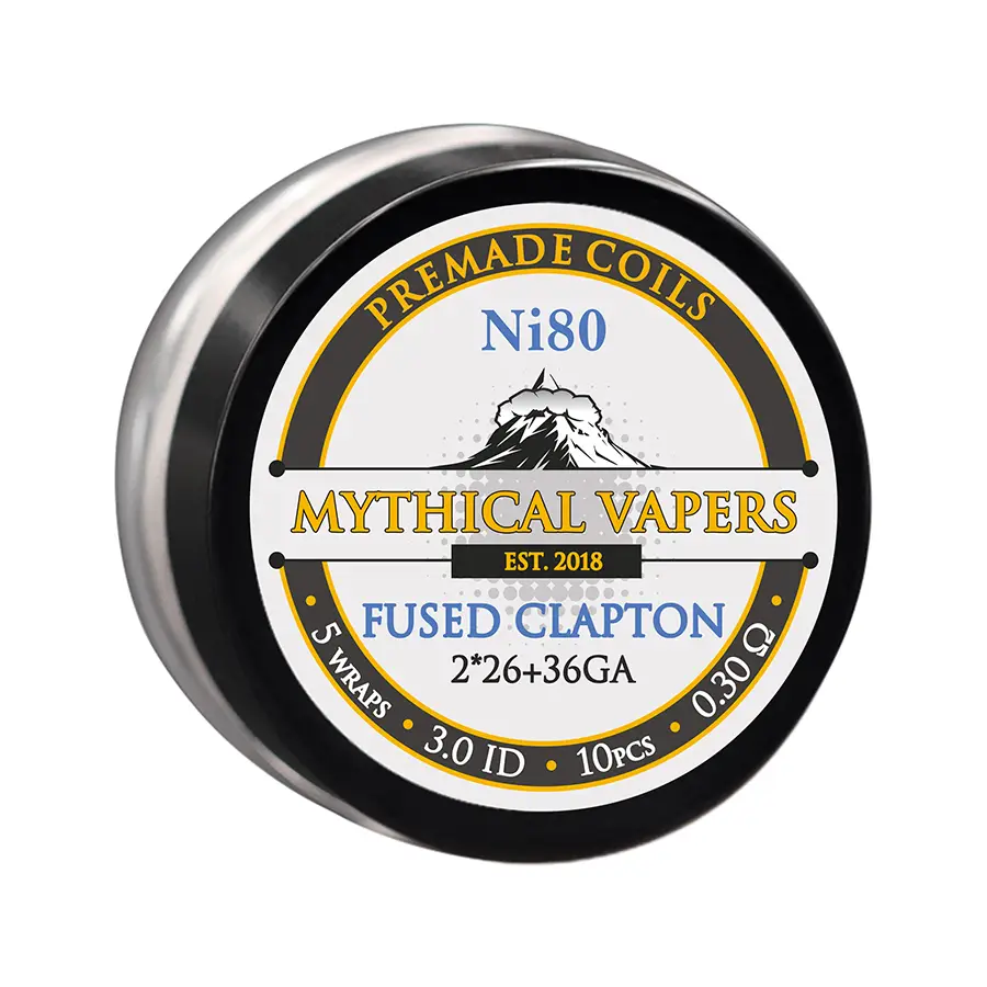 Mythical Vapers Fused Clapton Ni80 10pcs