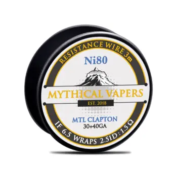 Σύρματα Mythical Vapers MTL Clapton Ni80 3m.