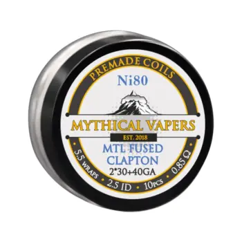 DIY Αντιστάσεις Mythical Vapers MTL Fused Clapton Ni80.