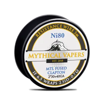 Σύρματα Mythical Vapers MTL Fused Clapton Ni80 3m.