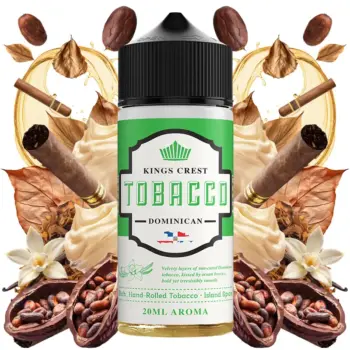 Φωτογραφία του προϊόντος Kings Crest Tobacco 20/120ml - Dominican